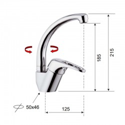 Кухненски смесител "ECO" ES5614CM