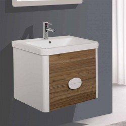 Стенен PVC шкаф за баня ICP 7046WOODEN