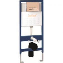 Структура за вграждане с планка розово злато