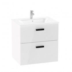 Долен шкаф за баня бял гланц VICTORIA PRO 2 60 