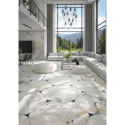 Серия гранитогрес на шестогълни плочи MARBLELOUS  