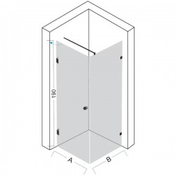 Поръчкова душ-кабина G1F1D6-658CL Поръчкова душ-кабина G1F1D6-658CL