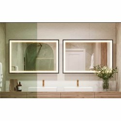 LED огледало за баня Bilde Black LED огледало за баня Bilde Black