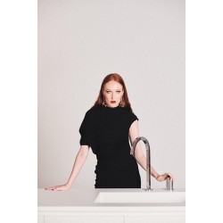 2-дупков смесител за кухня с висок тръбен чучур Gusto 