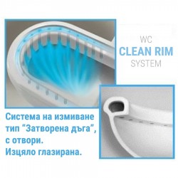 Моноблок с вградено биде и soft-close капак Моноблок с вградено биде и soft-close капак