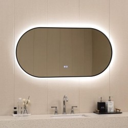 LED Огледало за баня овал 120