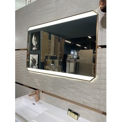 LED огледало за баня IRIS BRUSHED ROSE GOLD LED огледало за баня IRIS BRUSHED ROSE GOLD