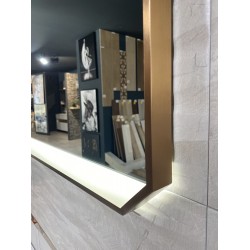 LED огледало за баня IRIS BRUSHED ROSE GOLD LED огледало за баня IRIS BRUSHED ROSE GOLD
