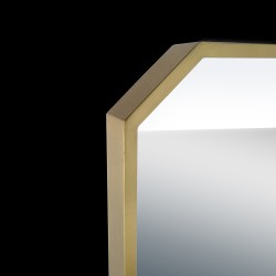 LED огледало за баня IRIS BRUSHED GOLD