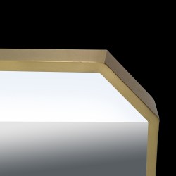 LED огледало за баня IRIS BRUSHED GOLD