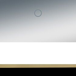 LED огледало за баня IRIS BRUSHED GOLD