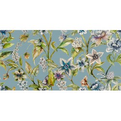 Гранитогрес с декорация на цветя Bloom Genus Avio  