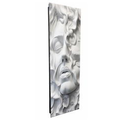 Дизайнерски радиатор с керамичен принт SCUPLTURE Portrait