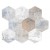 Сив гранитогрес декор хексагон City Plaster MOSAICO ESAGONI Grey Сив гранитогрес декор хексагон City Plaster MOSAICO ESAGONI Grey