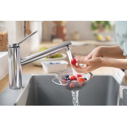 Кухненски смесител с издърпващ се струйник ZESIS M33 150 2je Кухненски смесител с издърпващ се струйник ZESIS M33 150 2je