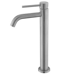 Висок смесител за мивка Artemis satin chrome