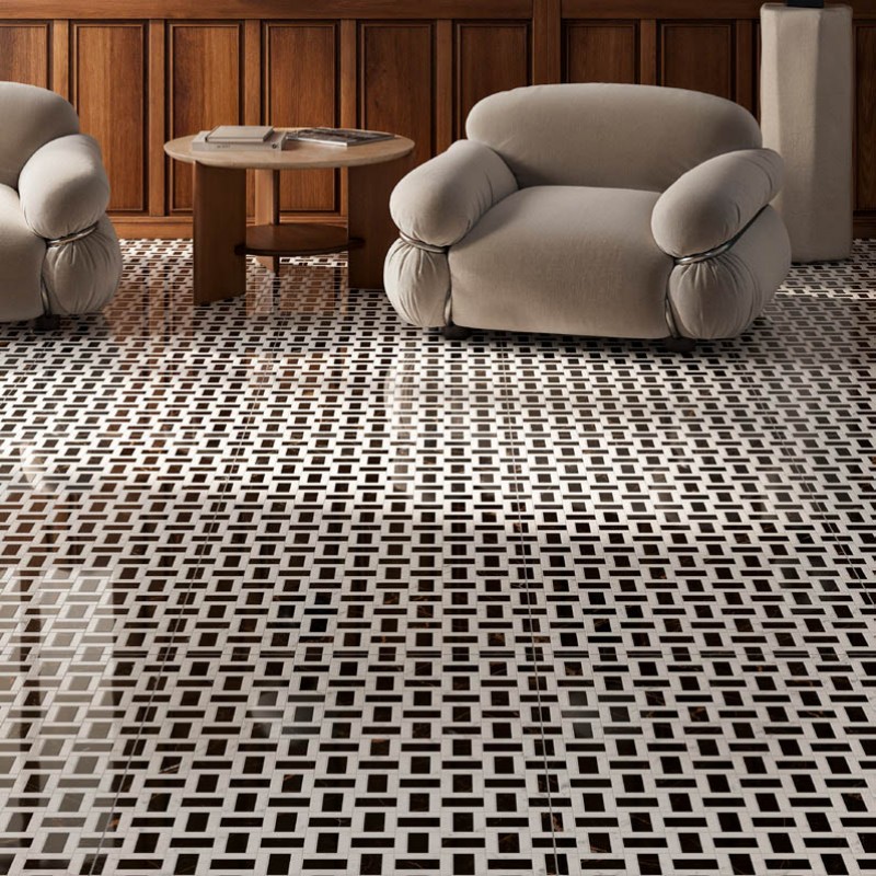 Серия гранитогрес с декорни 3D ефект INTARSI Серия гранитогрес с декорни 3D ефект INTARSI