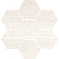 Плочки декорен гранитогрес ESAGONA T7 BIANCO  