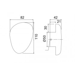 Кука за баня CH-1004 TERRAZZO E16