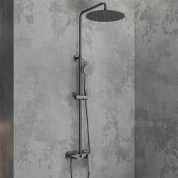 Смесителна батерия за вана LEA SO073A в цвят Gun Metal