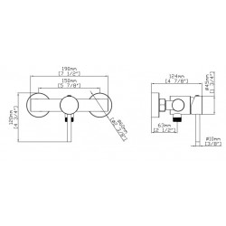 Душ смесител ARTEMIS SO903F11 - сатен Душ смесител ARTEMIS SO903F11 - сатен