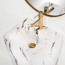 Пиедестален умивалник ARIS Marble