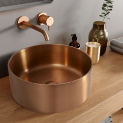 Кръгла мивка от метал Rosa Metal 3