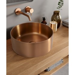 Кръгла мивка от метал Rosa Metal 3
