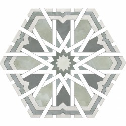 Шестоъгълни гранитогресни плочки RADIANT SAGE