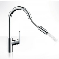 Смесител за кухня с изтеглящ се душ – Focus 320 (Hansgrohe) 