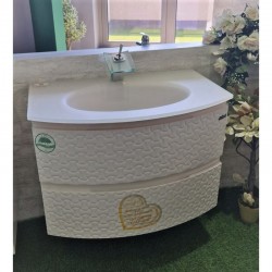 Шкаф за баня PVC – модел ICP 8055W