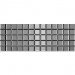Плочки сребрист цвят декор квадрати Markham Silver Square 
