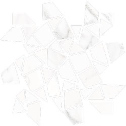 Декорна плочка хаотична мозаечна матрица Mosaico Necci Blanco