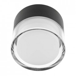 Черна LED луна за външен монтаж 7W, 3000-6000K