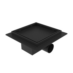 Черен подов сифон EASY DRAIN 150/150мм