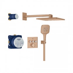 Термостатен комплект за душ GROHE Grohtherm SmartControl 34864DL0 – розово злато