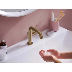 Смесител за умивалник Hansgrohe TECTURIS S 110 в бронз