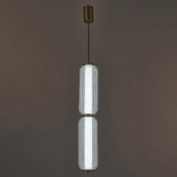 LED Полилей Cronus в златисто, 30W, 4000K