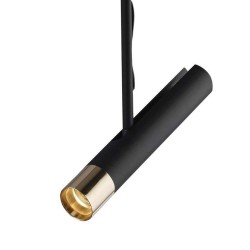 Димируем черен LED пендел Cylinder 4W, 3000K