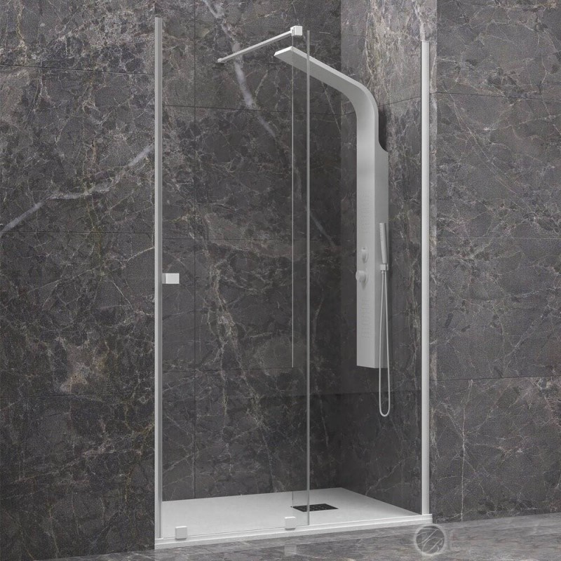 Бял матов душ параван Animus 400 Bianco 160/200 см Бял матов душ параван Animus 400 Bianco 160/200 см