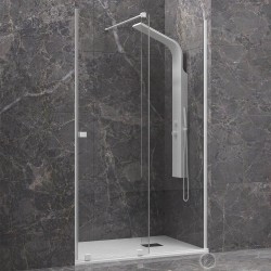 Душ параван Animus 400 Bianco - бял мат