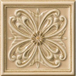 Декоратина плочка за баня – CREMA FORMELLA FLOREALE 