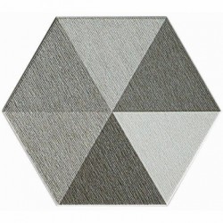 Гранитогрес шестоъгълни плочки Diamond Grey 