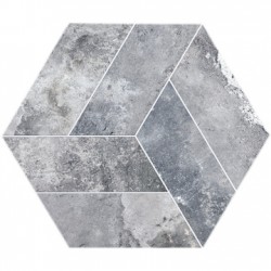 Сив шестоъгълен гранитогрес Basalt Grey 