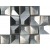  Декоративни 3D плочки за баня сребристи ECLECTIC SILVER 