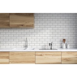 Кухненски плочки серия в размер  7.5X15   BISELADO MONOCOLOR